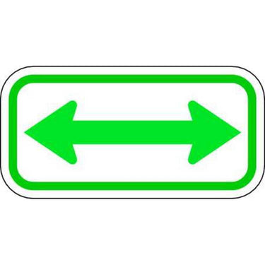 ZING Eco Parking Sign, 6X12, HIP- Model 2361